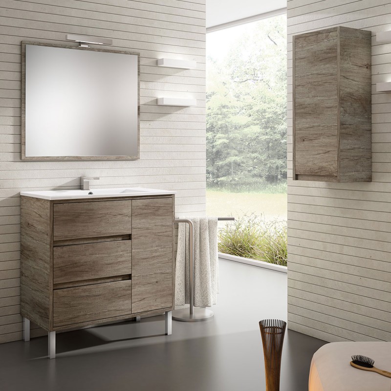 Muebles de baño: Roma 70 cm incluye encimera y espejo