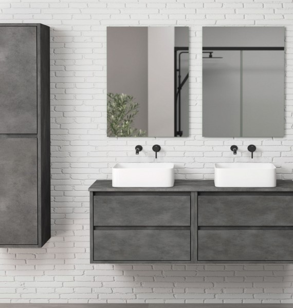 MUEBLE DE BAÑO CANADÁ 120 CM CEMENTO