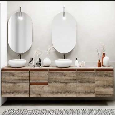 MUEBLE DE BAÑO MODULAR AQUA SUSPENDIDO